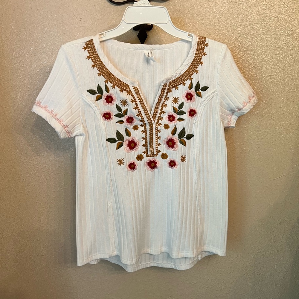 I love Embroidered Blouse